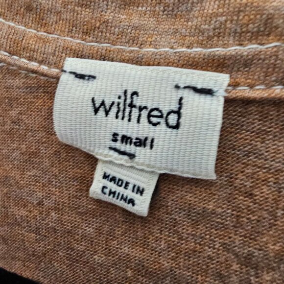 Wilfred S Striped Long Sleeve Tunic Top Lightweight Knit Oversized Relaxed Boho - Picture 3 of 6